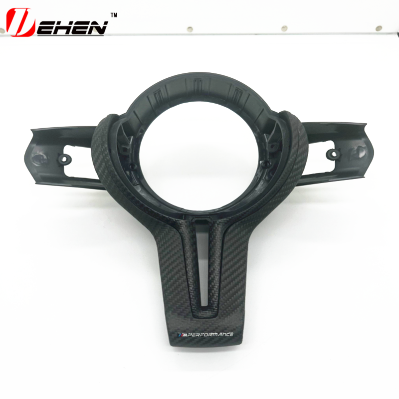 Carbon Fiber Steering Wheel Cover for BMW F30 F10 F18 F20 F25 F34 F48 M3 M6 550d 328m 1 2 3 4 5 6 7